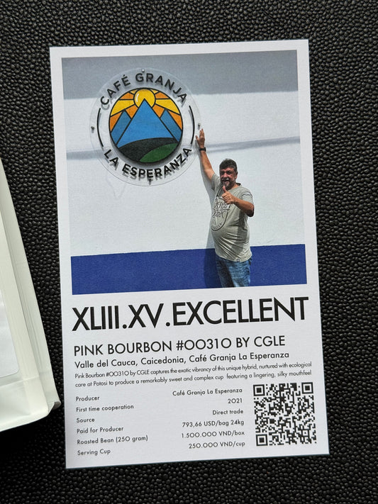 PINK BOURBON #00310 BY CGLE - PINK BOURBON, NATURAL - COLOMBIA