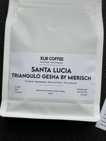 SANTA LUCIA TRIANGULO BY MIERISCH - GESHA, WASHED - HONDURAS