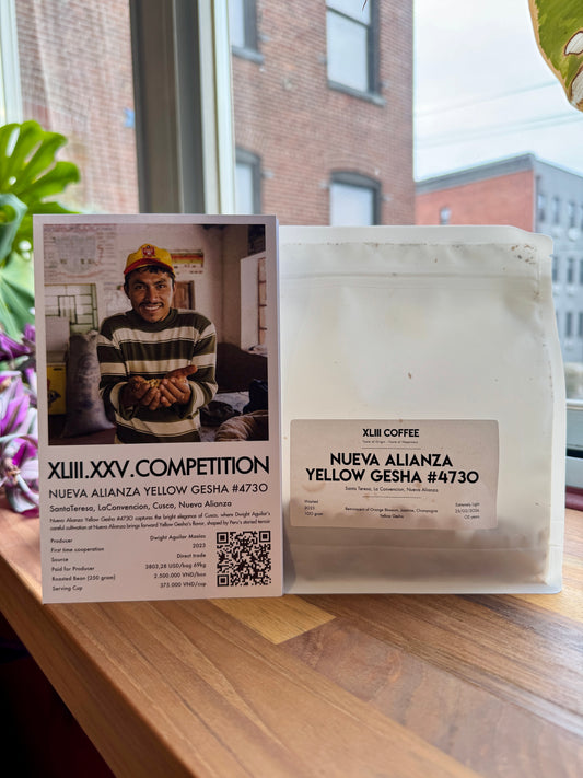 NUEVA ALIANZA - YELLOW GESHA #4730, WASHED - PERU